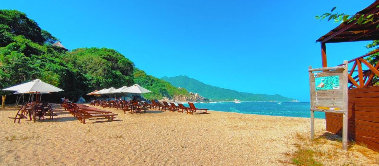 Hotel Jasayma Dentro Del Parque Tayrona El Zaino Esterno foto